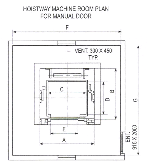 Elevator drawing