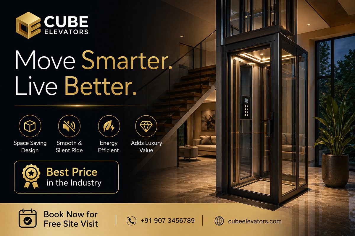 Move Smarter - Live Better - Cube Elevators India