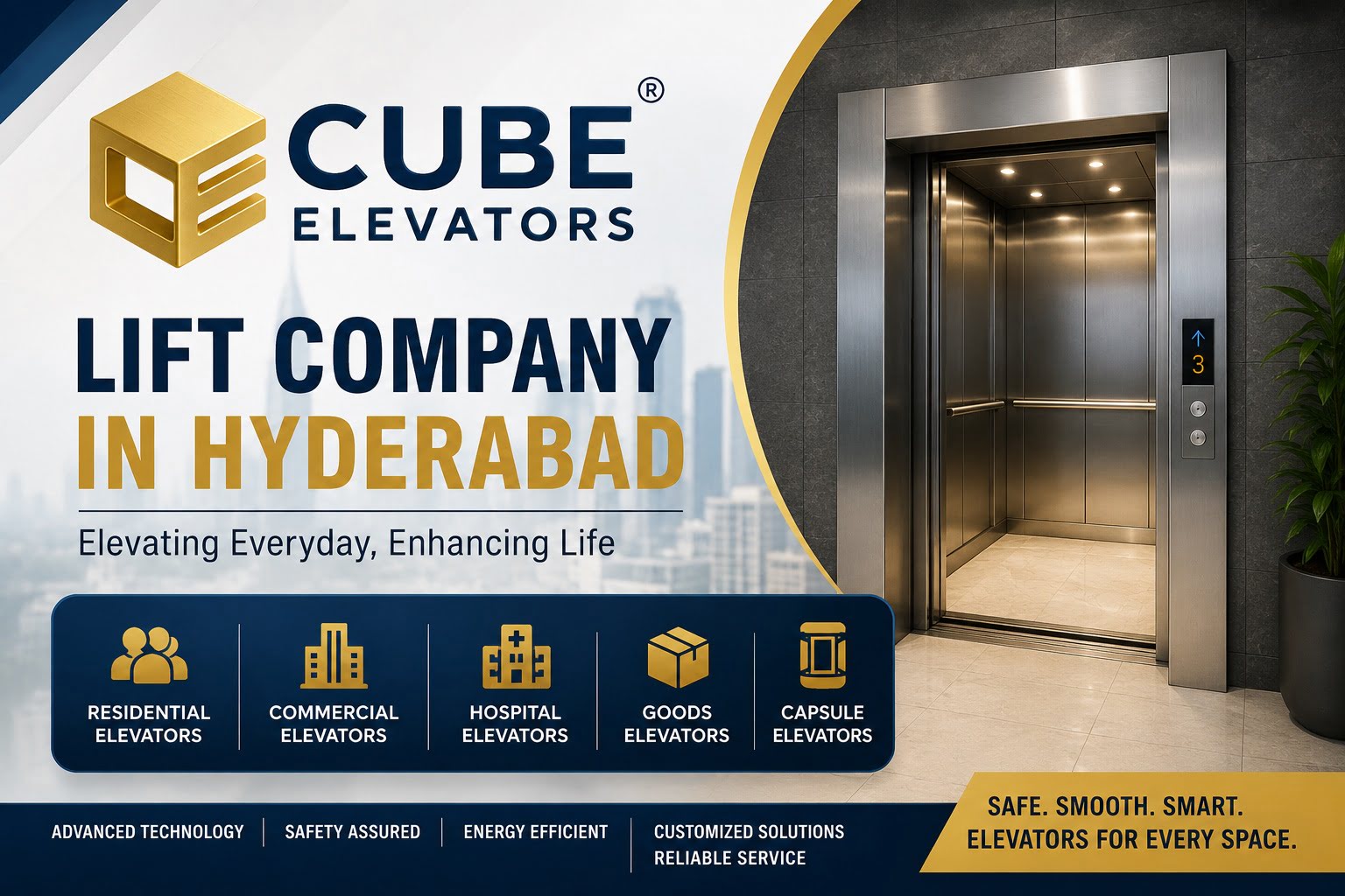 Lift Company In Hyderabad - Cube Elevators