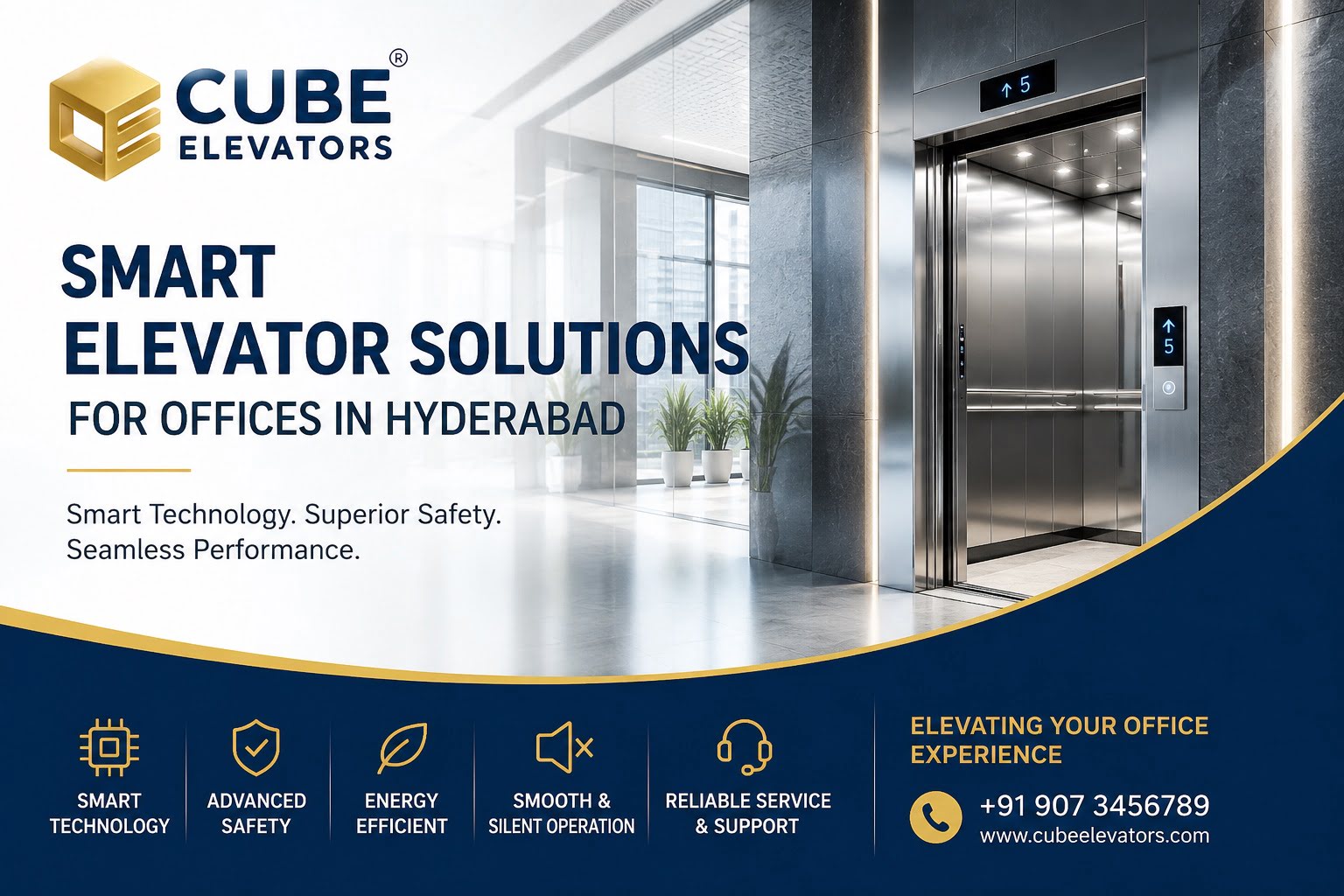 Smart Elevator Solutions for Offices in Hyderabad