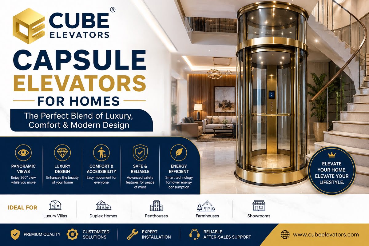 Capsule Elevators for Homes – Cube Elevators Capsule Elevators for Homes