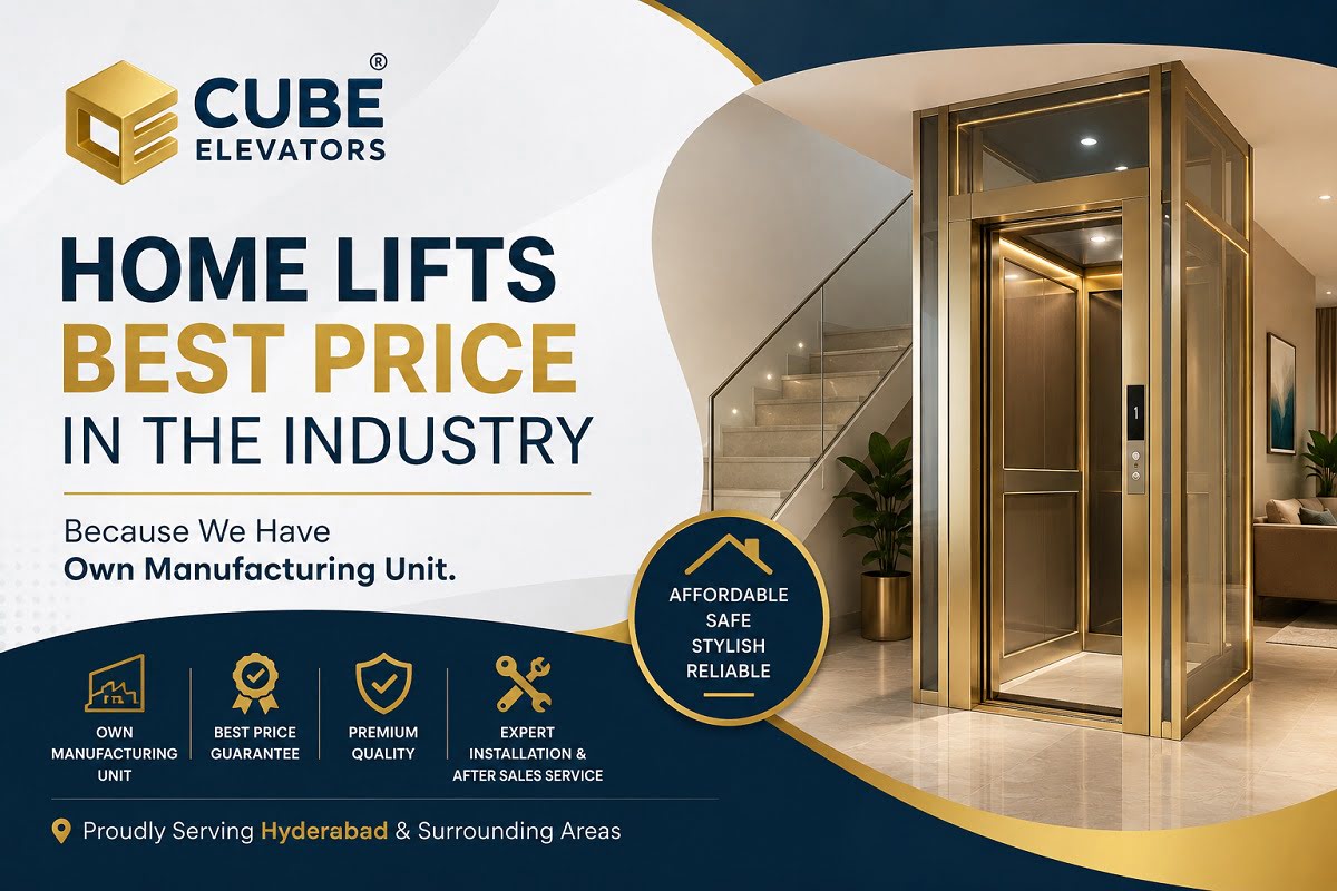 Home Lifts Best Price in Hyderabad Direct from the Manufacturer