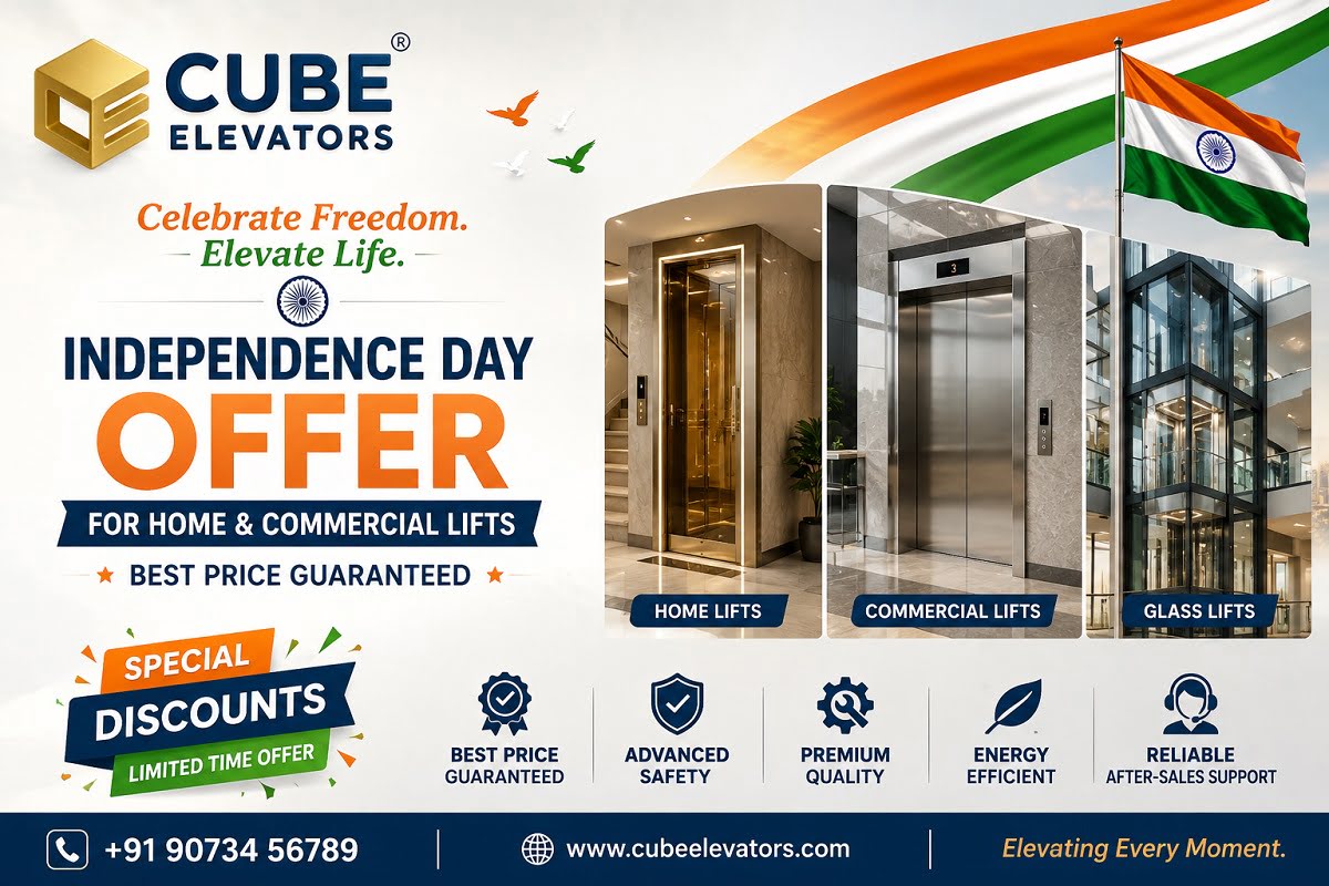 Independence Day Offer on Home Commercial Lifts
