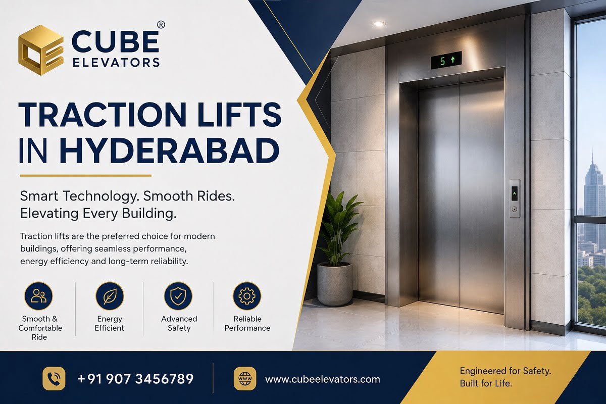 Traction Lifts In Hyderabad – Cube Elevators Traction Lifts In Hyderabad